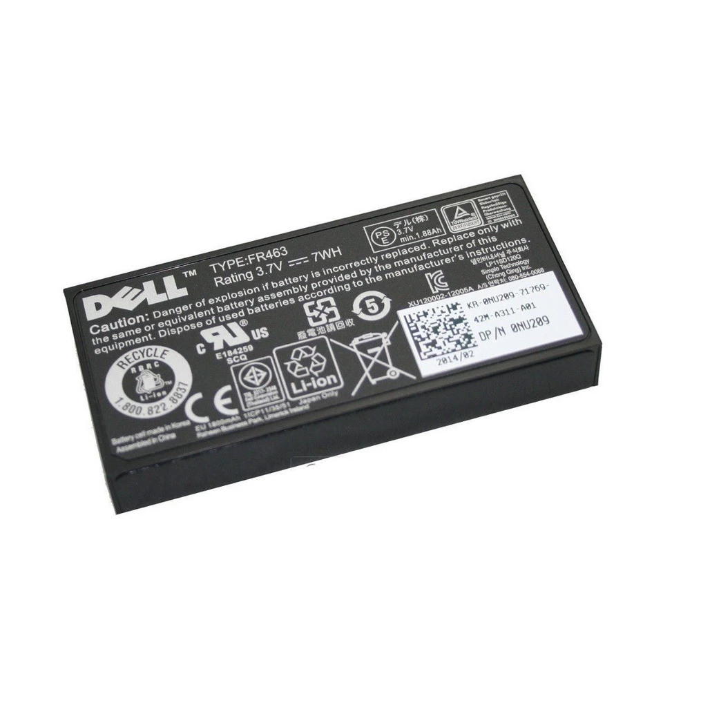 Dell 0NU209 RAID CONRTOLLER RECHARGEABLE 3.7V 7WH LI-ION BATTREY BACKUP UNIT Dell 0NU209 RAID CONRTOLLER RECHARGEABLE 3.7V 7WH LI-ION BATTREY BACKUP UNIT - Image 1