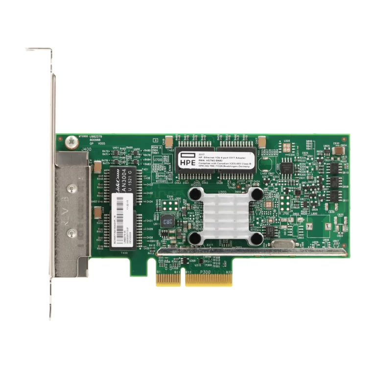 HPE 331T 647592-001 1GB PCIe-2.0 Quad-Port Ethernet Network Adapter