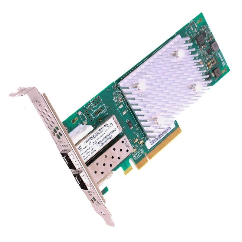 HPE P9D94-63001 16GB Dual Port PCI Express 3.0 Adapter Fibre Channel Host Bus Adapter HPE P9D94-63001 16GB Dual Port PCI Express 3.0 Adapter Fibre Channel Host Bus Adapter - Image 1
