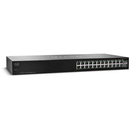 1315236013_813226 Cisco SG100-24 Gigabit Switch Unmanaged Rack (USED) - Image 1