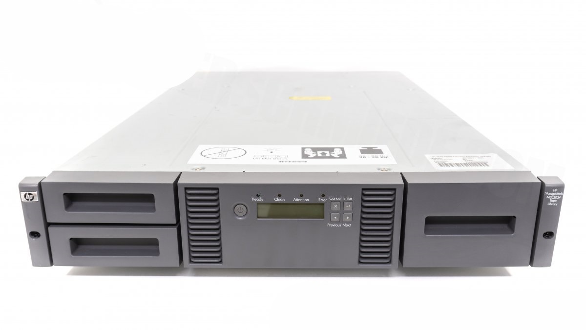 hp-msl2024-library-chassis HP StorageWorks MSL2024 Tape Library LVLDC-0501/ 1X LTO5 2U (USED) - Image 1