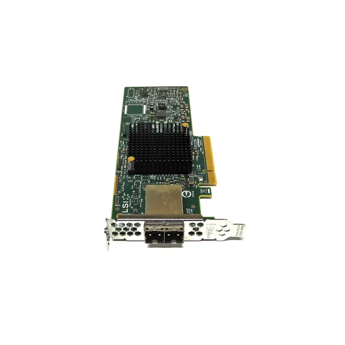 LSI SAS9300-8e H3-25460-02H Dual-Port 12G MiniSAS HD SFF-8644 PCIe 3.0 x8 Host Bus Adapter LP - Image 2