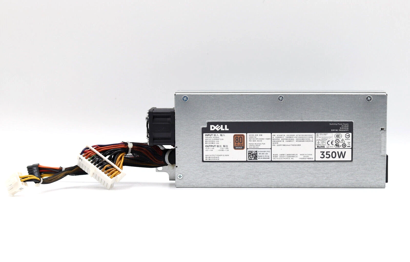 s-l1600 (37) DELL D350E-S2 NWX4R 0NWX4R 350W Server PSU For Dell PowerEdge R320 R330 - Image 1